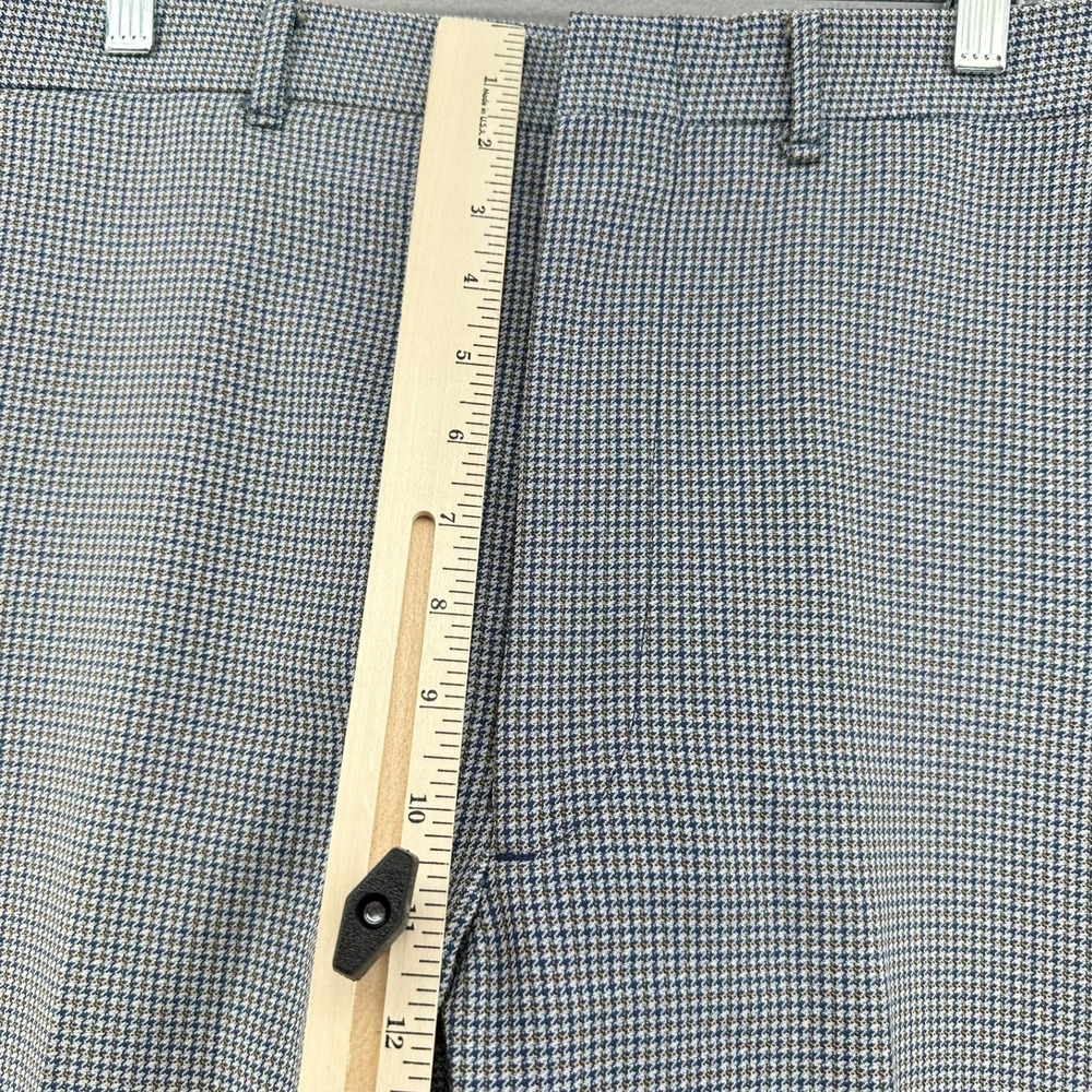 VTG Talon Houndstooth Dress Pants Checkered Trousers 35x30 1950s EclecticGrandpa - Picture 8 of 10
